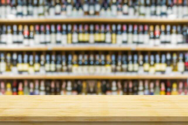 Bar shelf