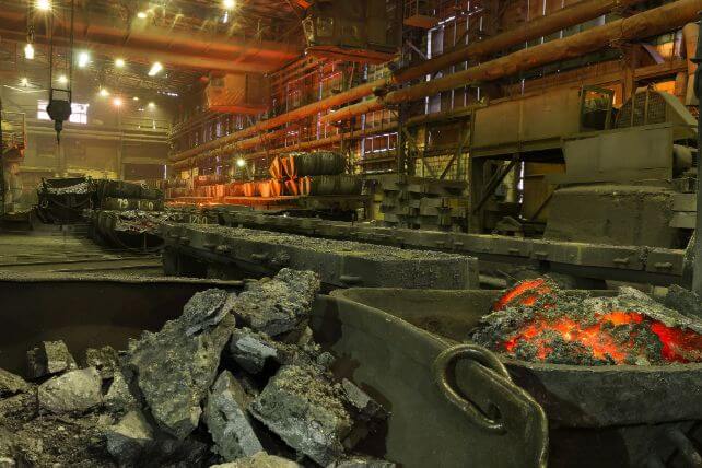 Iron ore smelting
