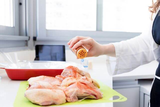 Frozen chicken