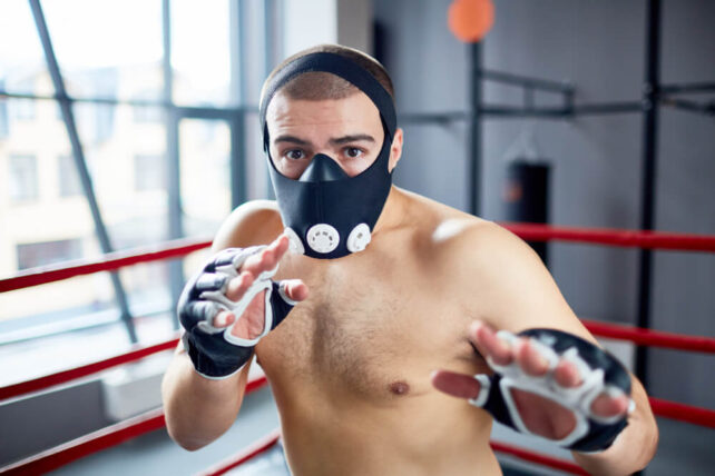 A man fighting image